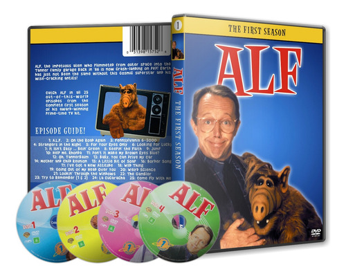 Alf Serie Completa En Dvd Latino/ingles Subt Español