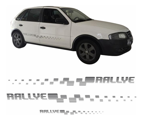 Kit Adesivo Volkswagen Gol Rallye 2008 Faixa Lateral 