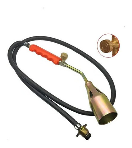 Imagen 1 de 5 de Soldador Soplete Basico A Gas Membrana 3 Kg Boca 38mm Cuotas