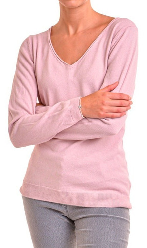 Sweater Buzo Cuello V De Mujer - Proactivashop