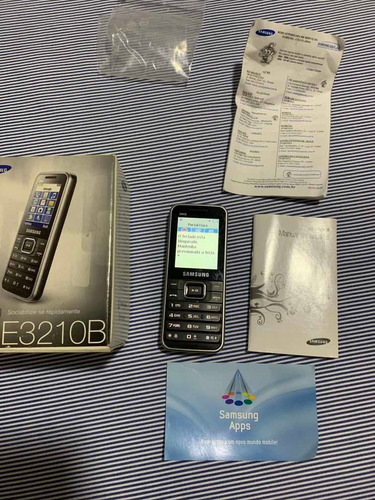 Celular Samsung Gt-e3210b Na Caixa Original Com Manual