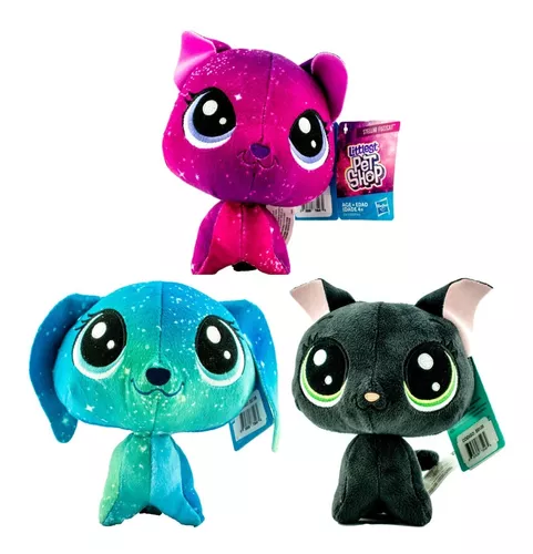 Little Pet Shop Pack Peluche Gato Fuzzcat Y Fluffpup Hasbro