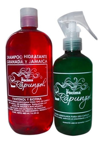 Kit Shampoo Hidratante Pócima De Rapunzel -anticaída