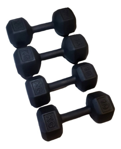 Combo Gym  Pesas Par Mancuernas 10 Kg  Y 15 Kg  Fitness