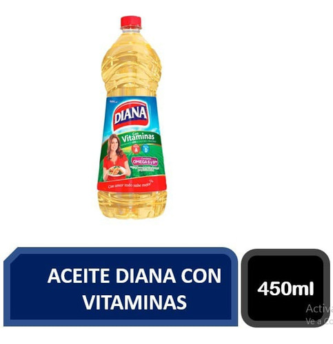 Aceite Diana Vitamor X 450 Ml - L a $11