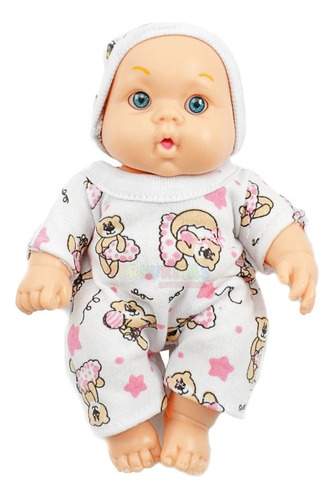 Bebe Muñeco Bebote Con Pijama Juguete Divertido Infantil Rg