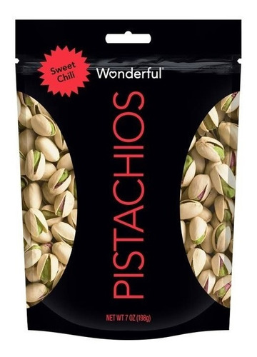 Pistaches Con Cáscara Pistachios Sweet Chilli Wonderful 198g