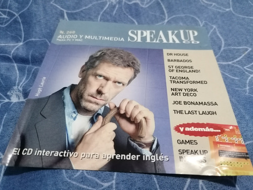 Cd: Hugh Laurie - Speak Up N.260 - 2007 Mx (Usado)