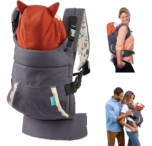 Practico Portabebé Cangurera Mochila Ajustable Portátil Bebe