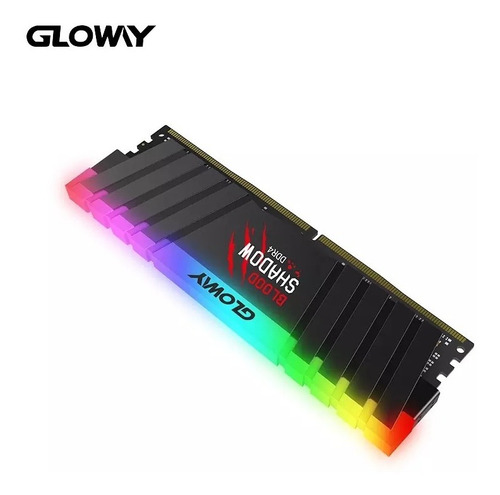 Imagem 3 de 5 de Memória Ram Blood Shadow Rgb Ddr4 3000mhz Gloway 2x8gb