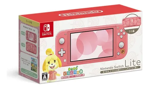 Nintendo Switch Lite Edición Animal Crossing Isabelle Aloha