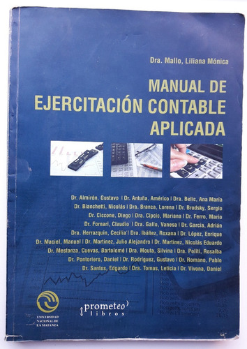 Manual Ejercitacion Contable Aplicada Mallo Usado Buen Estad