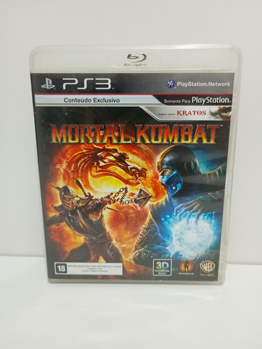 Mortal Kombat Ps3 Mídia Física - Completo (Usado)
