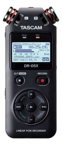 Gravador De Áudio Digital Portátil Tascam Dr-05x... Ez