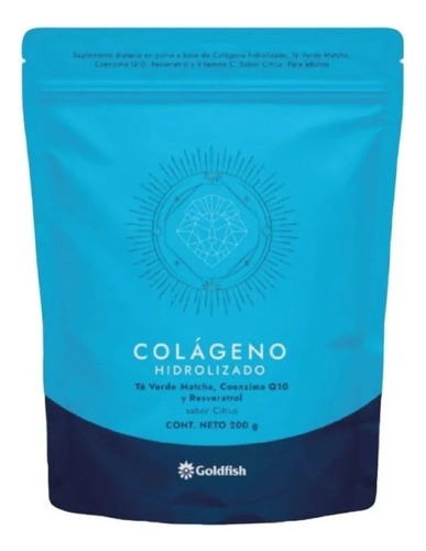 Colágeno Goldfish Con Té Verde Matcha, Q10 Y Resveratrol