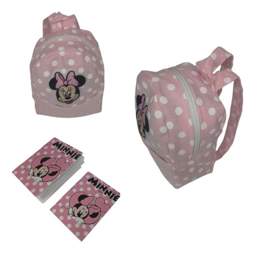 Kit Uniforme Escolar Rosa Para Boneca Baby Alive Ou Similare