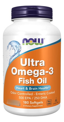 Now Suplementos, Ultra Omega-3 Molecularmente Destilado