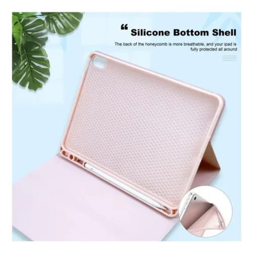 Funda Con Teclado Rosado Para iPad Air 4ta/5ta 10.9 Español
