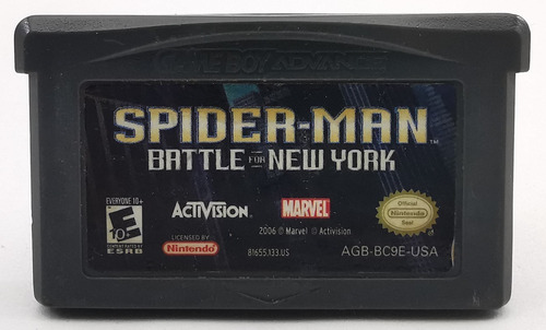 Spiderman Battle For New York Gba Nintendo * R G Gallery