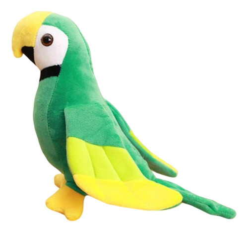 Adorable Loro De Peluche De Juguete, Animales De Verde