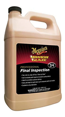 Meguiars M34 Mirror Glaze Inspección Final 1 Galón