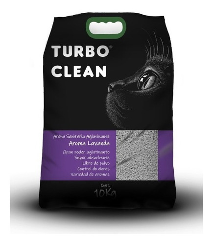 Arena Sanitaria Turbo Clean 10kg Aroma Lavanda