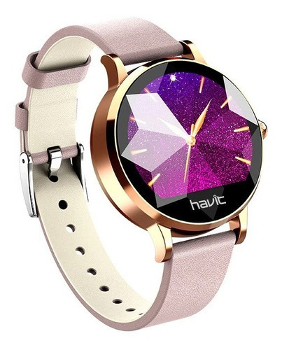 Smartwatch Havit H1105 Pink Color de la caja Rosa Color de la malla Rosa Diseño de la malla FLEXIBLE