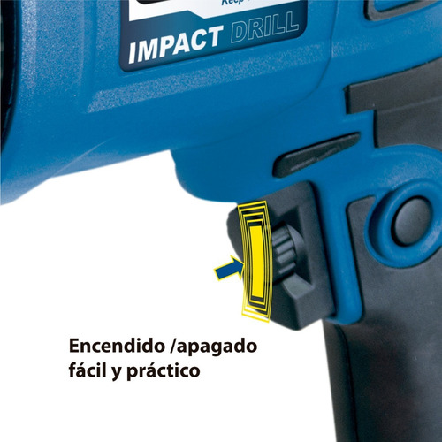 Imagen 7 de 8 de Taladro Percutor Elite De 1/2, Potencia 900 Watts Ref Id900