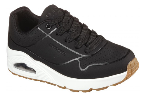 Zapatilla Niño Uno Stand On Air L Negro Skechers