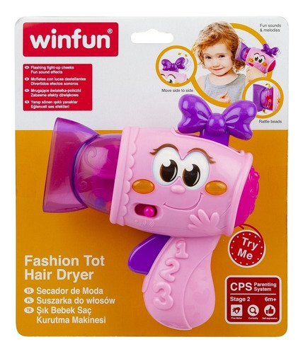 Winfun Hora Da Beleza Secador Fashion 0765 - Yes Toys