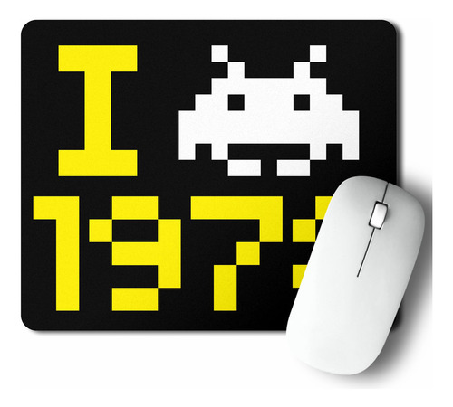 Mouse Pad Invaders I Heart 1978  (d0394 Boleto.store)