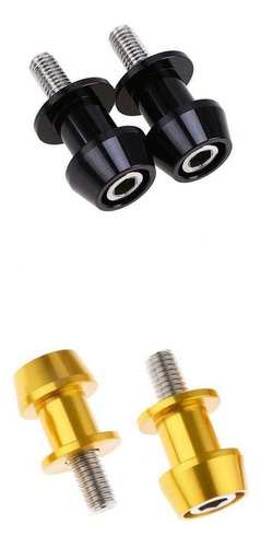 4x Negro Cnc Moto Swingarm Spools Sliders Para Dirt Bike, L