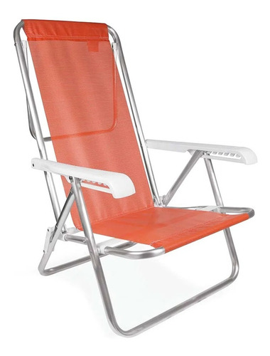 Silla Reposera 8 Posiciones Sillon Reclinable Playa Aluminio