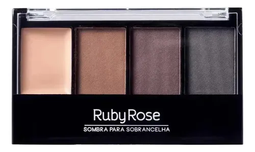 Trio De Sombra 3 Tonalidades Para Sobrancelha Com Primer Ruby Rose Hb9354