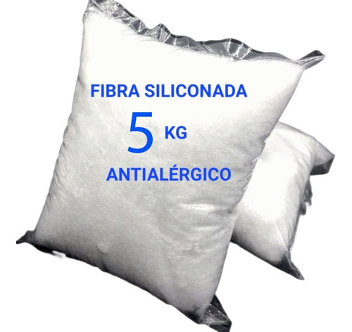 Fibra De Silicone 5kg Pura Antialérgica E Macia Artesanato