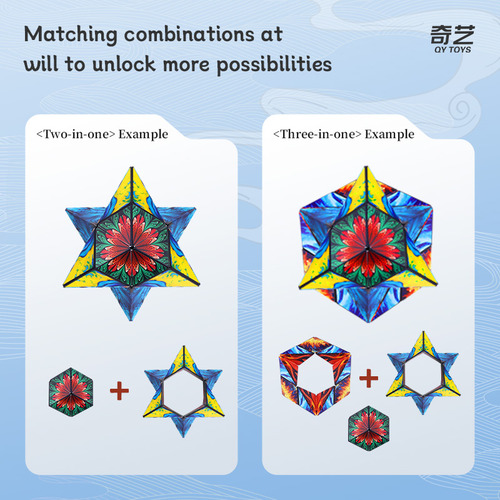 Cubos Magnéticos Plegables Qiyi Puzzle Qy Toys Cubo Magico 3