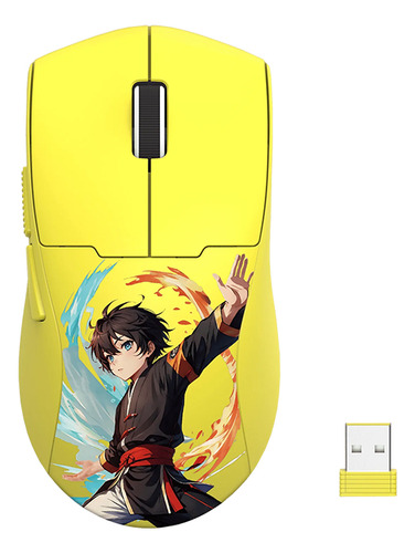 Mouse Redragon King Max Edition Akb M918akb Pro 26000 Dpi Cor Amarelo