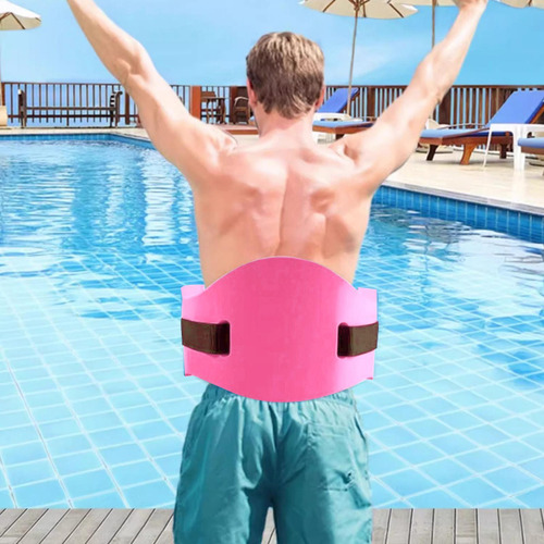 Cinturón Flotante De Natación Agua Aeróbica M Pink