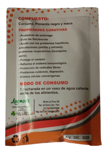 12 Cúrcuma Con Pimienta Negra + Maca