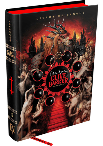 Livros De Sangue: Volume 5, De Clive Barker. Editora Darkside, Capa Dura Em Português