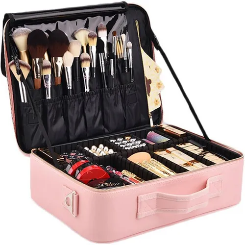 Maleta.De Maquillaje Profesional Caja Organizador Maletin Guardar