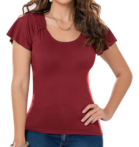 Blusa Selena Vino Para Mujer Croydon