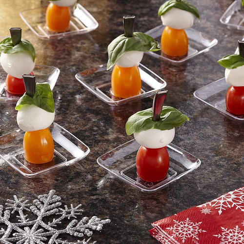 Mozaik Premium Plastic Mini Appetizer  Dessert Tasting Set,