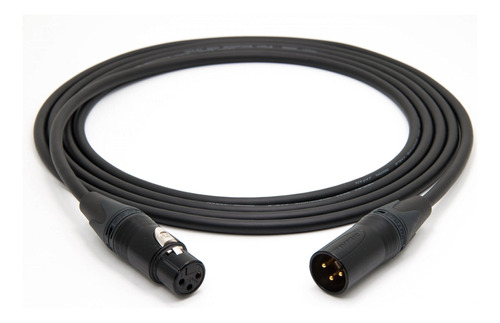 Microfono Cable Equilibrado Neutrik Xlr Hembra Macho Hifi Ft