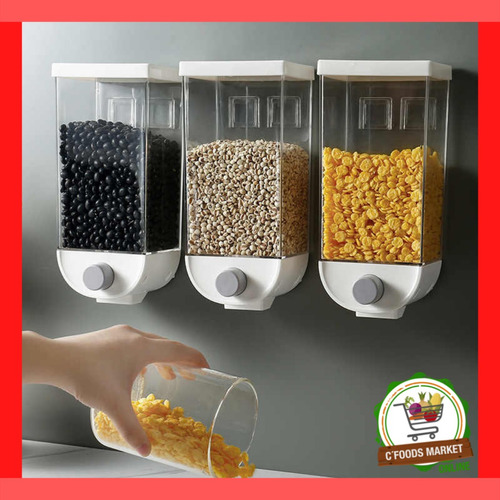 Dispensador De Cereales Y Menestras Para Pared 