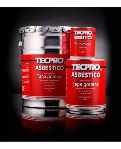 Tecpro Asbestico 1.1 Kg Tapa Goteras
