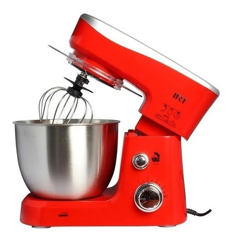 Imagen 3 de 3 de Batidora de pie IRT Retro BP700 roja 50 Hz x 60 Hz 220 V - 240 V