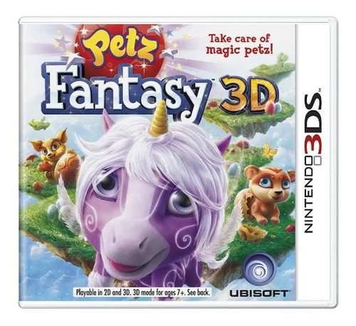 Jogo Petz Fantasy 3d Para Nintendo 3ds Midia Fisica Ubisoft