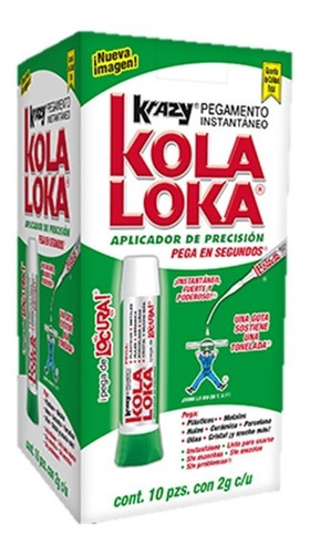 Pegamento Instantaneo 10 Pzas Kolaloka Cst - 510708