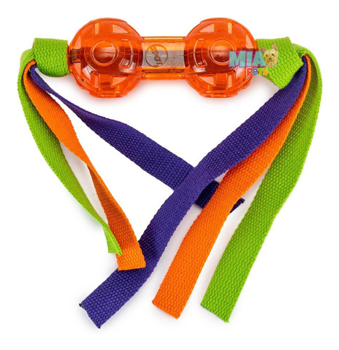 Juguete Para Perro Pesa Con Cintas Color Surtido